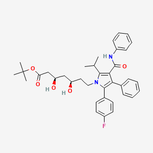 2D structure of (3R,5R)-7-[3-(Phenylcarbamoyl)-5-(4-fluorophenyl)