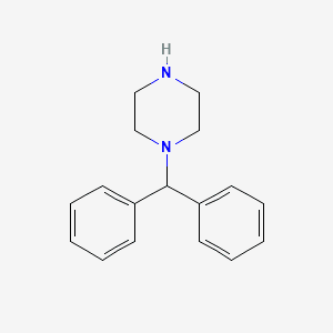 2D structure of 1-Benzhydrylpiperazine