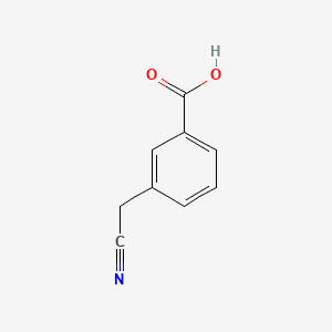 2D structure of 3-(1-cyanoethyl)benzoicacid