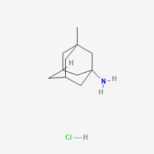 2D structure of 1-Amino-3-Methyladmantane HCl