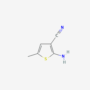 2D structure of 2-Amino-5-methyl-3-thiophenecarbonitrile