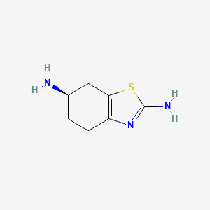 2D structure of (R)-N-Despropyl Pramipexole