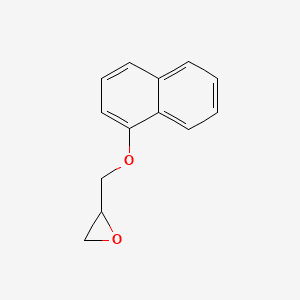 2D structure of 2-[(1-Naphthalenyloxy)methyl]oxirane
