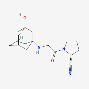 2D structure of (R)-Vildagliptin